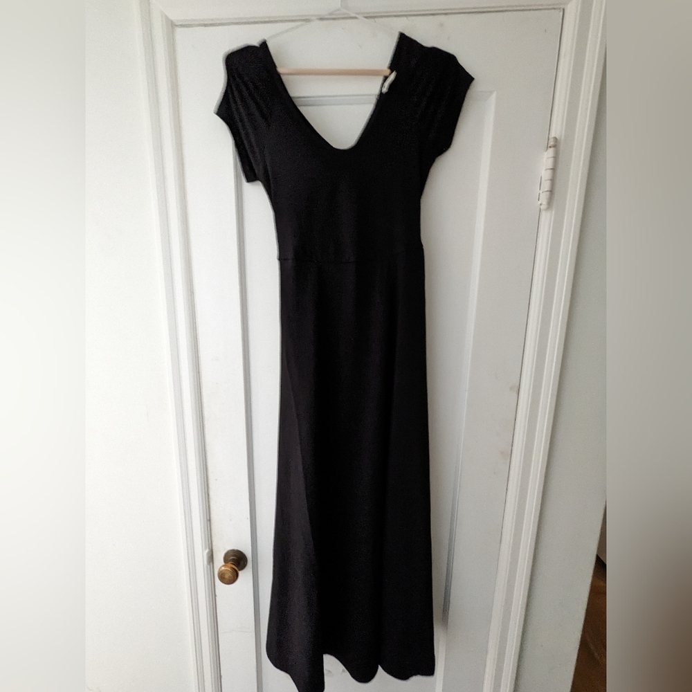 Fit & Flare Crossback Maxi Dress by Pact